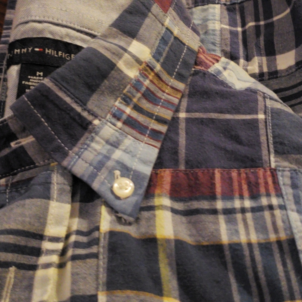 Mens short sleeve button down